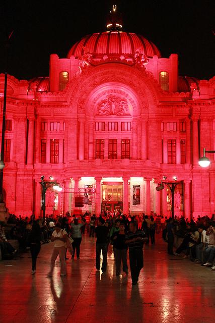 Palacio de Bellas Artes de noche 2