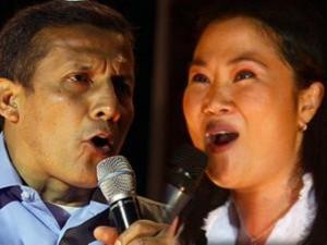 Ollanta Humala adelanta a Keiko Fujimori