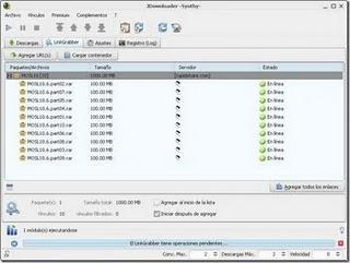 Descarga archivos de RapidShare o Megaupload