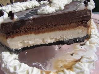 TARTA HELADA DE NATA, TOFFE Y CHOCOLATE