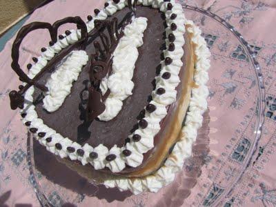 TARTA HELADA DE NATA, TOFFE Y CHOCOLATE