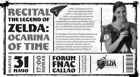 La BSO de The Legend of Zelda Ocarina of Time será representada en FNAC Callao