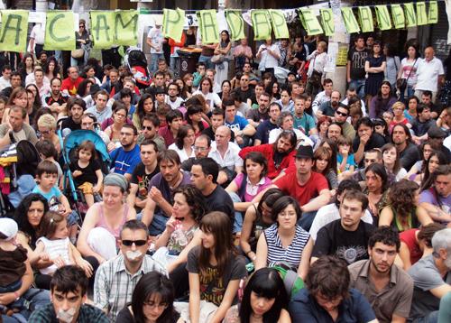 Desde la acampada de Valladolid piden la dimisión de Felip Puig