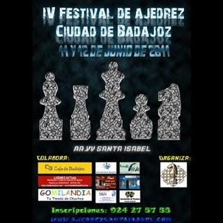 IV Festival de Ajedrez Ciudad de Badajoz  2011