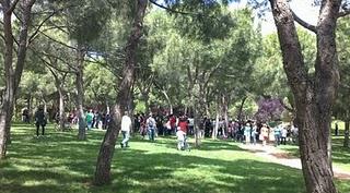 Asamblea popular en el Barrio del Pilar