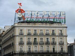 El famoso anuncio de Tío Pepe. Wikipedia