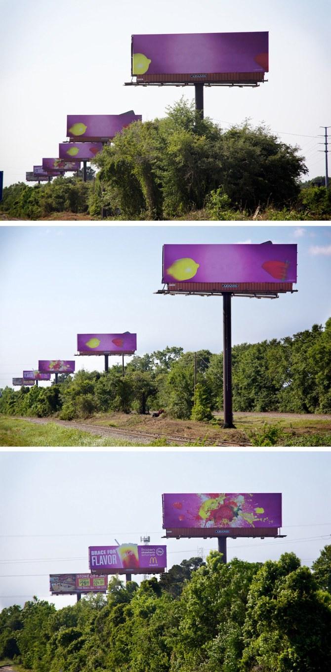 Unas vallas muy animadas de Mc Donald's