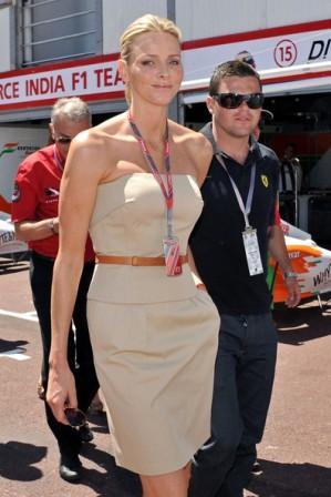 Charlene Wittstock derrocha estilo en los días del Gran Premio de Montecarlo