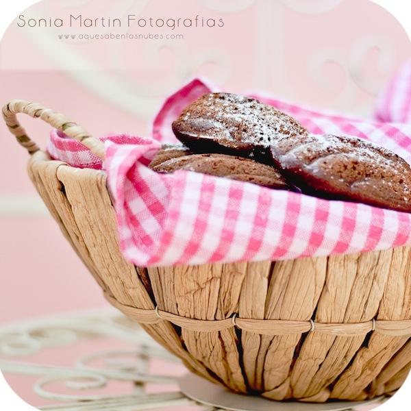 Edición y magdalenas de chocolate y miel