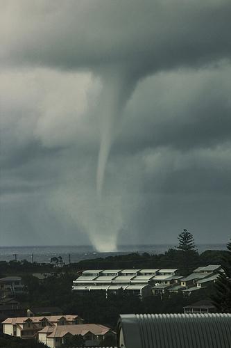 Tromba de agua frente a Sydney