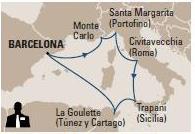 Crucero en el EURODAM por el Mediterráneo