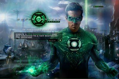 GREEN LANTERN MOVIE: Crea tu propio Linterna y protege un sector espacial