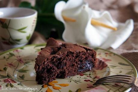 Reto Film&Food-; Tarta de chocolate,ciruelas y coñac para Elena