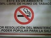 Venezuela esta prohibido fumar ambientes cerrados