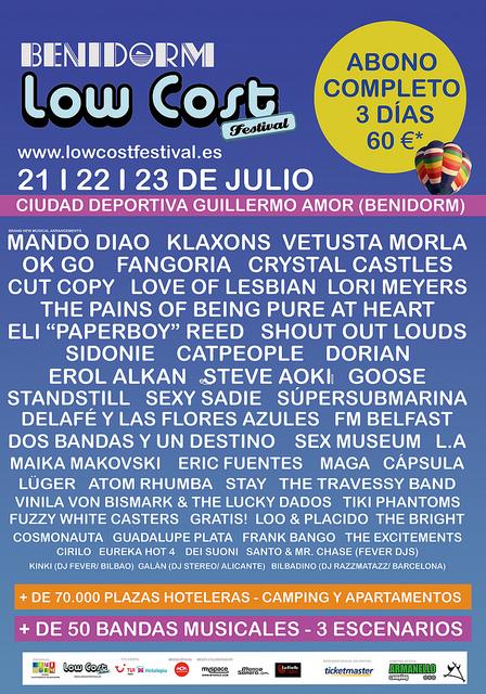 Mika cierra el cartel del Low Cost Festival 2011