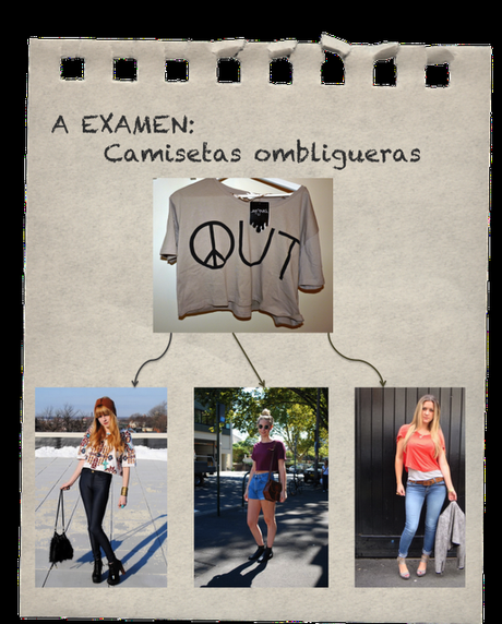 Camisetas ombligueras a examen