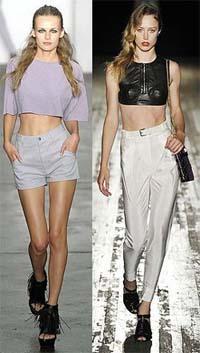 Camisetas ombligueras a examen