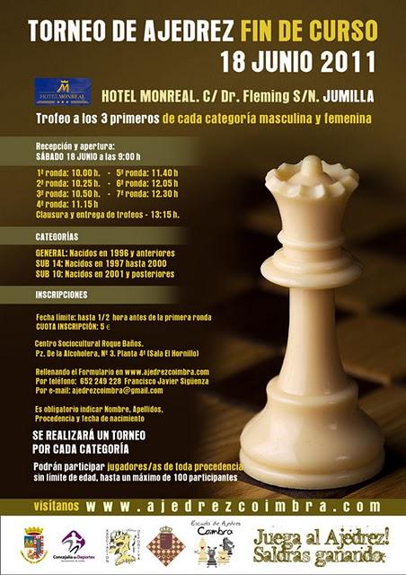 TORNEO DE AJEDREZ FIN DE CURSO JUMILLA