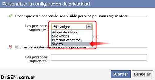 Facebook muestra tu celular foto sólo yo Facebook muestra tu celular
