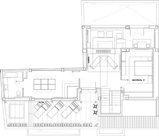 A-cero realiza un proyecto de interiorismo en un apartamento duplex en Pamplona