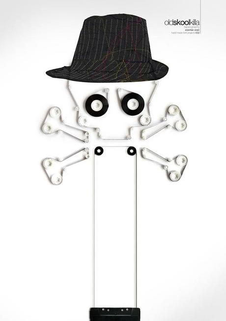 trecool-tapeography-01 Tapeography :: tipografía con cintas de cassettes