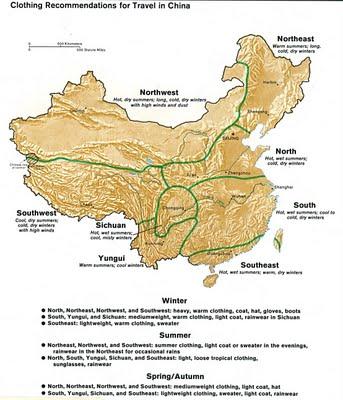 ¿Qué ropa debo llevar si voy de viaje a China?