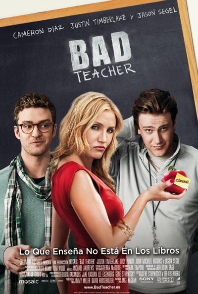 Póster definitivo español de 'Bad Teacher'