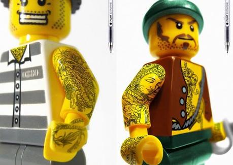 Pilo Extrafine :: tatuajes en muñecos de Lego