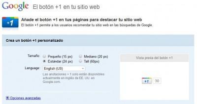 Google lanza el botón +1 para sitios web Google lanza el botón +1 para sitios web