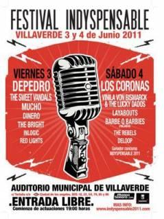 Horarios y cartel del Festival Indyspensable 2011