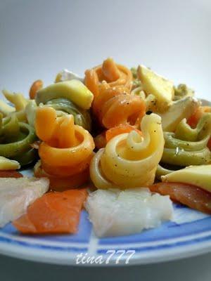 Ensalada de Trottole con Marinados al Aceite de Pimientas