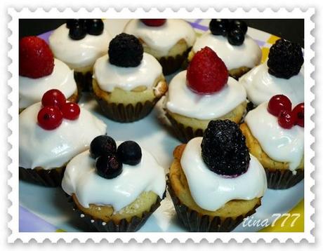 Muffins de Chocolate Blanco