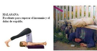 Entre copas y yoga.