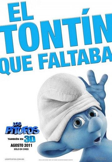 Carteles de Los Pitufos para cada personaje