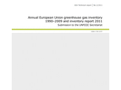Europa: Inventario emisiones Gases Efecto Invernadero 1990-2009