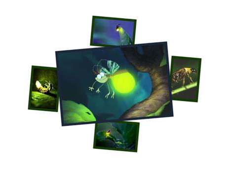   La luciérnaga emite luz gracias a su propiedad luminiscente 