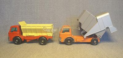 Camiones frontales Ford de Matchbox