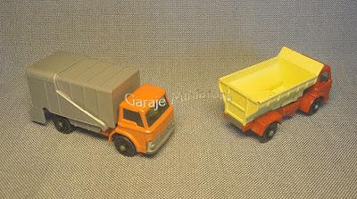 Camiones frontales Ford de Matchbox
