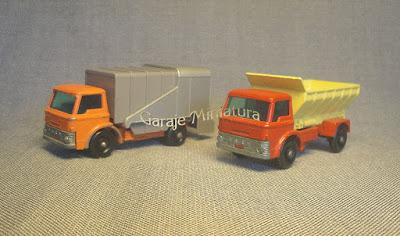 Camiones frontales Ford de Matchbox