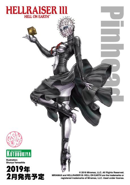 Sustos que dan gusto: Nueva línea de elegantes figuras de terror con las lindas ''Waifus de Kotobukiya''