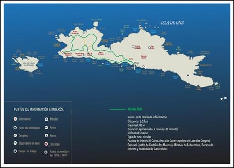 Ruta circular por el sur de la Isla Ons