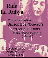 Concierto de Rafa la Rubya en Fotomatón Bar