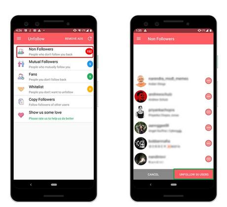 Cómo dejar de seguir a todos en Instagram a la vez gratis