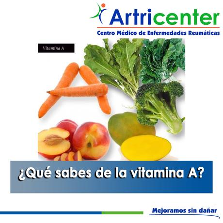 Artricenter: ¿Qué sabes de la vitamina A?
