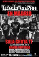 Concierto de Tr3sdeCorazón y Bladders en Gruta 77