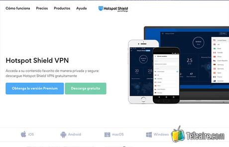 Hotspot Shield Free VPN para Netflix