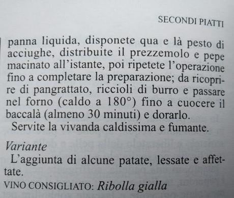 BACCALÀ ALLA TRIESTINA - RETO SALADO CRI: FRIULI-VENEZIA GIULIA