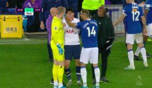 Everton 1-1 Tottenham | Lesión de André Gomes en un empate a nada
