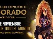 Shakira estrena primer corte visual largometraje "shakira concert dorado world tour" noviembre estreno mundial cines.