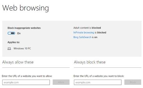 Cómo bloquear sitios web para adultos en su PC con Windows